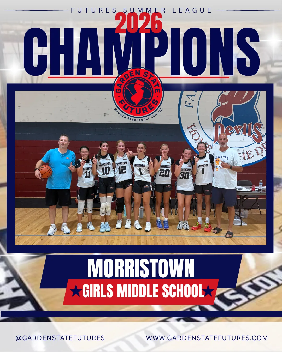 2026 Champions — Morristown, Girls Middle School